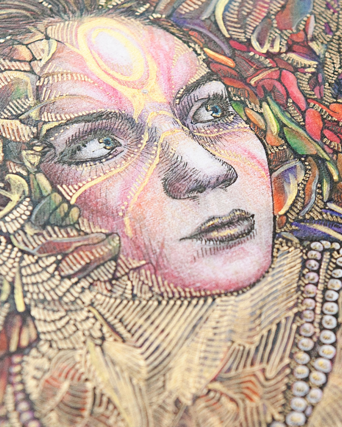 9_-Ann-Brown-Art-Porträtzeichnung-Porträt-Realistisches-Porträt-Illustration-Kunst-Künstler--Tusche-Traditionell-Grafische-Malerei--Muster-Grafik-_9